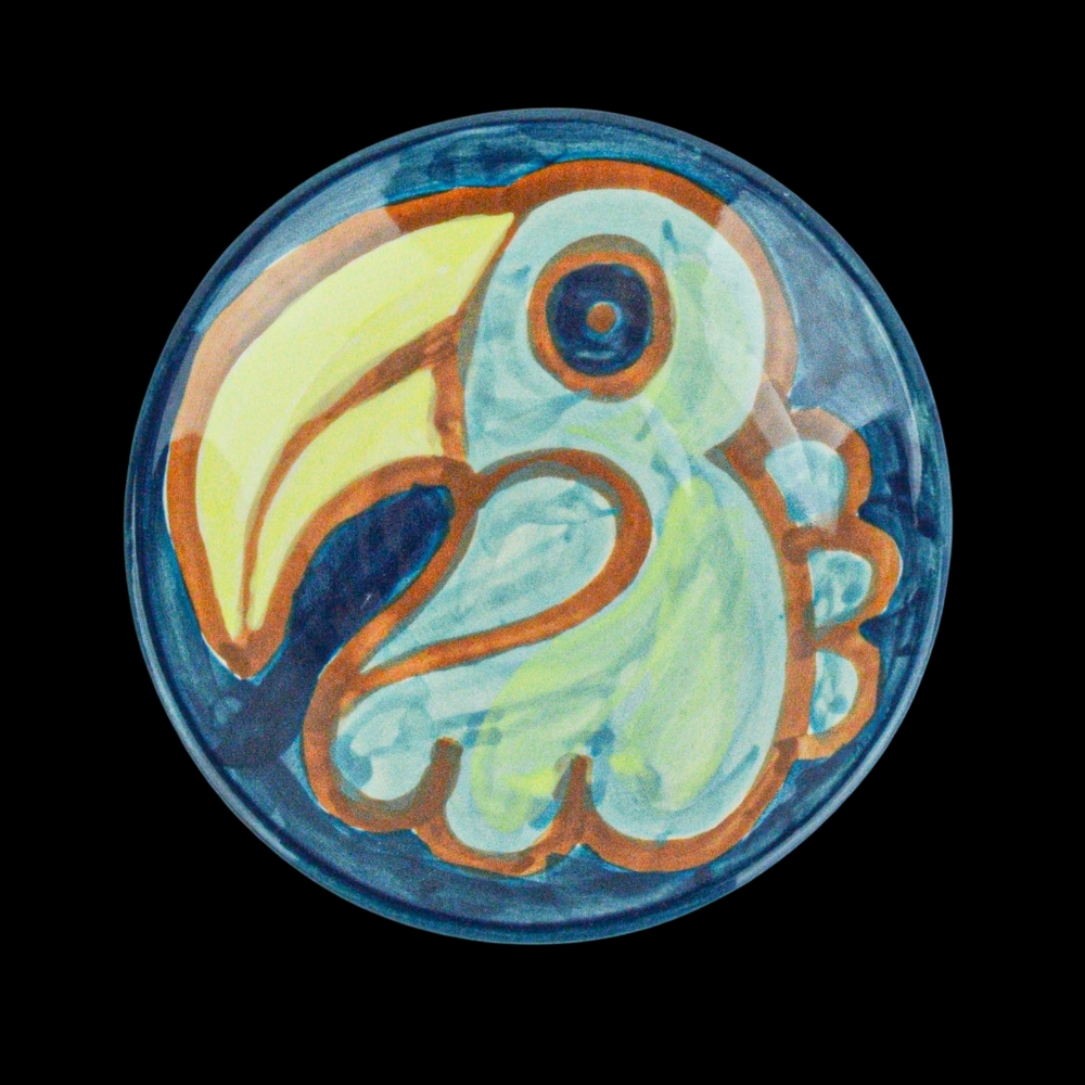 NWT plate with parot